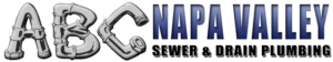 abc napa valley sewer drain plumbing logo