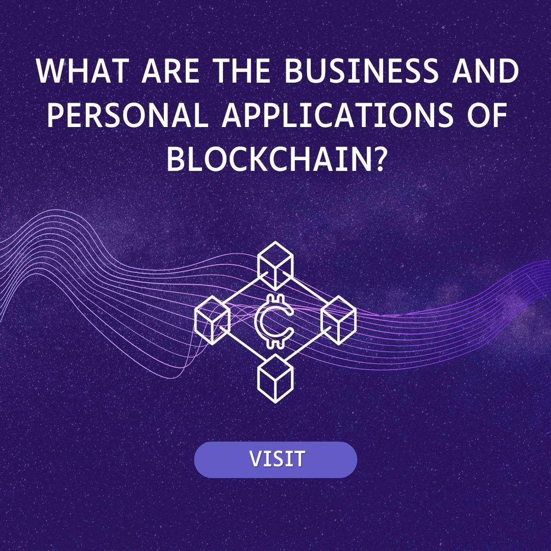 business and personal applications of blockchain