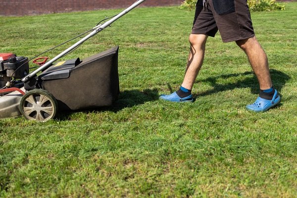 mowing