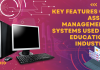 Key Features of Asset Management Systems Used in Education Industry