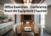 Office Essentials Conference Room AV Equipment Checklist (1)