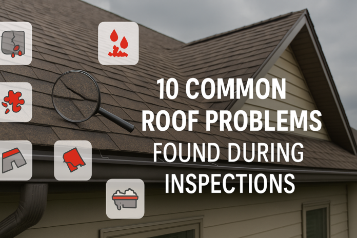 10 Common Roof Problems Found During Inspections