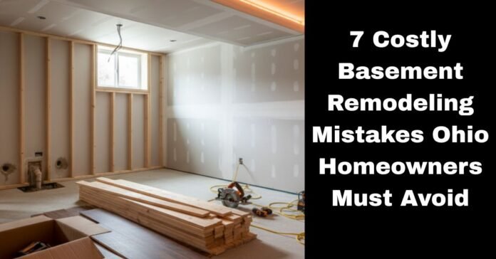 7 Costly Basement Remodeling Mistakes Ohio Homeowners Must Avoid